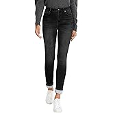 LookbookStore Fleece Lined Jeans for Women High Waisted Skinny Sherpa Jeans Winter Jeggings Warm Denim Pants Trousers