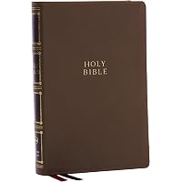 NKJV, Compact Center-Column Reference Bible, Dark Rose Leathersoft