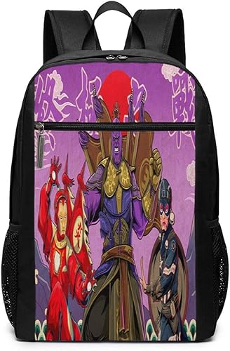 Amazon バックパック アニメキャラクターオリエンタルvsヨーロッパとアメリカ メンズとレディースのバックパック 学校 観光登山 トレーニングコース ショッピング 動物園 公園 アウトドアスポーツ 大容量のバックパック シューズ バッグ