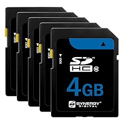 Synergy Digital 4GB, SDHC Memory Cards - Class