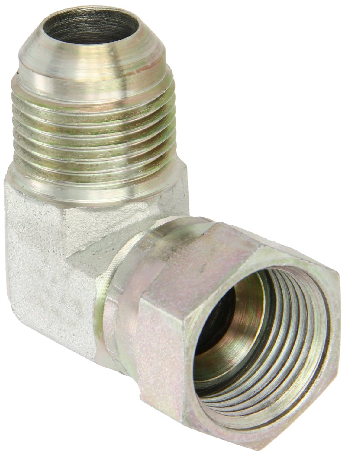 Eaton Aeroquip 20711010S 90 Degree Swivel Nut Elbow, JIC 37 Degree