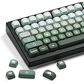 XVX Matcha Wagashi PBT Keycaps-MOA Keycap, Custom Keyboard Keycaps 60 65 75 100 Percent, 5 Side Dye Sublimation Keycap, 132 K