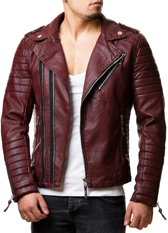 chamarra de piel roja hombre - (categoryid\u003d101) - Cheap price - Up to 77%  OFF - khotamlop.com