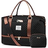 LOVEVOOK Travel Duffle Bag,Weekender Bags for Women with Shoe Compartment,Carry on Overnight Bag with Toiletry Bag,Gym Duffel Bag with Wet Pocket, Hospital Bags for Labor and Delivery