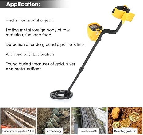 KKmoon MD3009II Metal Detector Ajustable Sensibilidad Subterráneo ...