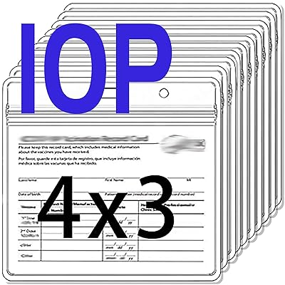 10 Packs Card Protector 4x3 in Record Card Holder Togo | Ubuy