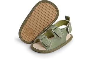 WILLFUN Baby Boys Girls Summer Sandals Closed-Toe Infant Soft Rubber Sole Outdoor Shoes for Toddler First Walkers