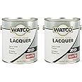 Watco 333690-2PK Lacquer Clear Wood Finish, Gallon, Matte, 2 Pack