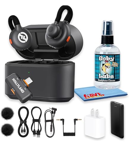 Amazon.com: Hollyland LARK M2S Wireless Lavalier Microphone Combo