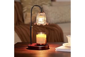 Dimmable Candle Wax Warmer, Homelist Candle Warmer Lamp with Timer for New Home, Mondern Warmers Flower Lamp, House Warming Gifts for Sister, Women, Mom, Girlfriend, Couple