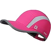 GADIEMKENSD Reflective Folding Outdoor Hat Unstructured Design UPF 50+ Sun Protection Sport Hats for Womens and Mens