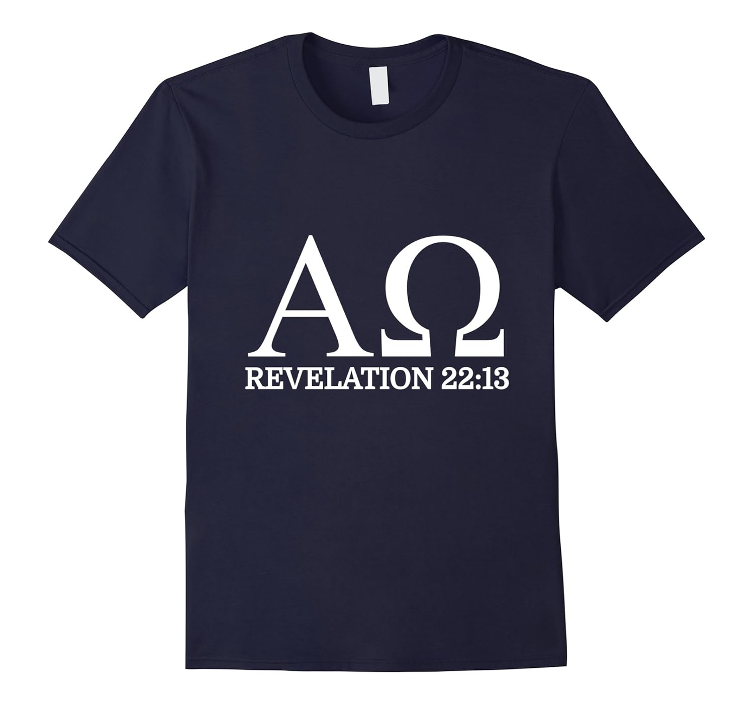 Revelation 22:13 Alpha Omega T-Shirt Bible Christian Shirt-ANZ