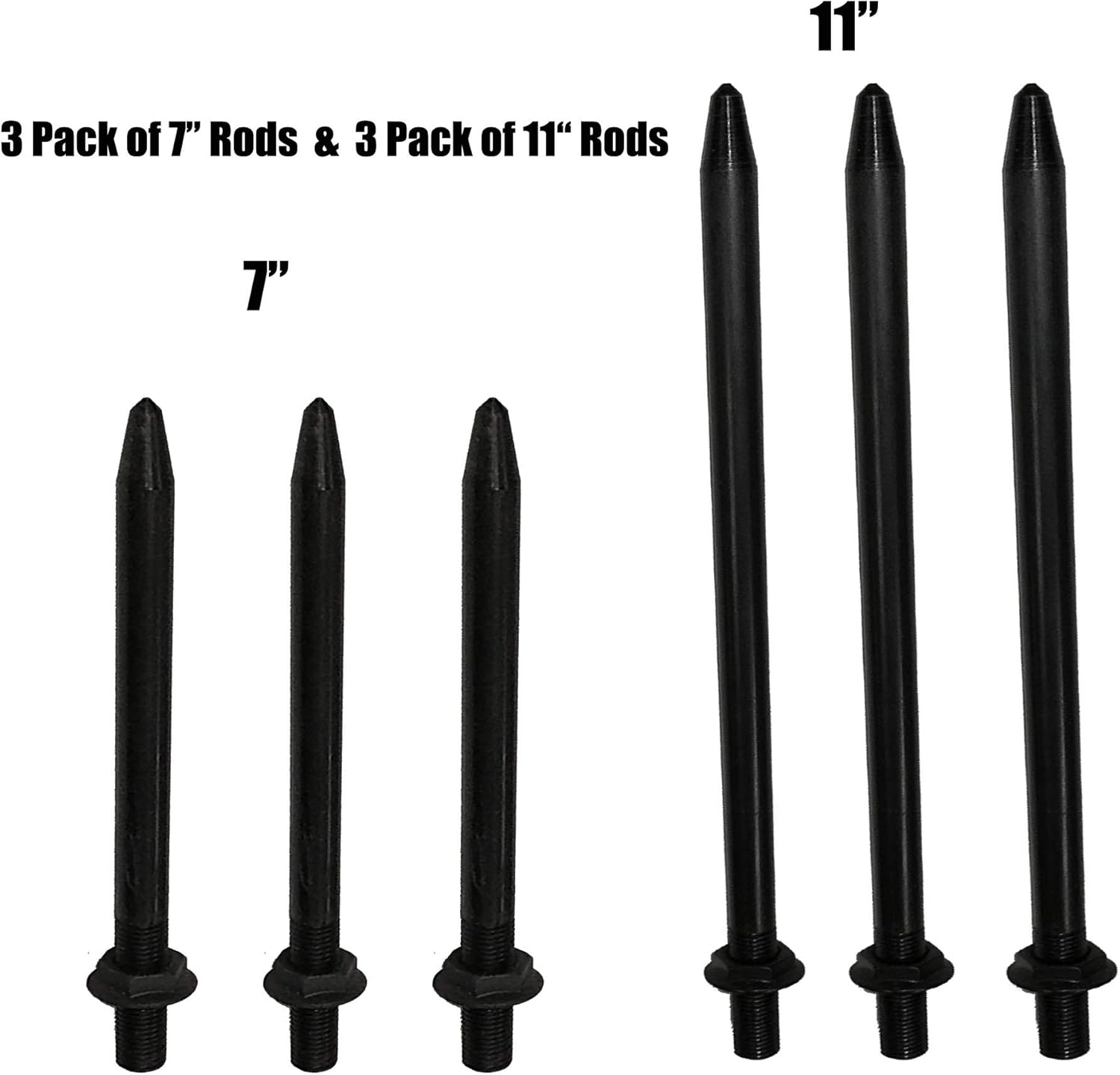 Dent Puller Weld Rod 7" & 11" Electrode 6 Pack - Compare to DF-595ii and Df-503IIR