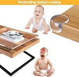 ZHIYE Corner Protectors for Kids 22 Pcs Clear Baby Proofing Corners view 6