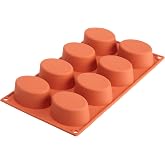 Silikomart Siliconflex Oval Mold, 1.38 Inch x 2.16 Inch