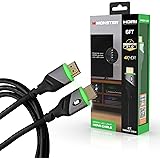 Monster 6ft High Speed 4K HDR HDMI Cable with Built-in Green LED Light, Gaming Video and Computer Cable