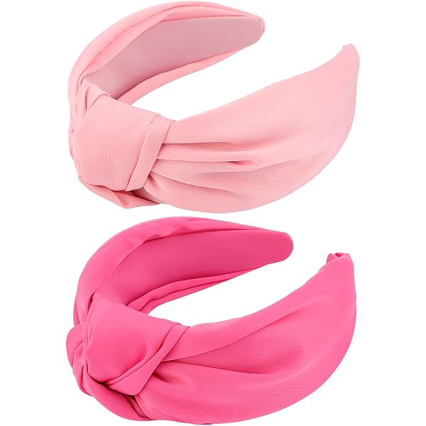 Bellefixe Breites Stirnband Für Damen – Gepolstert, 2,5 Cm, Hot Pink