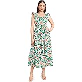 English Factory Women's Back Bow Floral Midi Dress