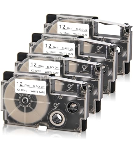 【アウトレット１点限定】縦型引き出し付きケージW298×D302×H593mm Amazon.com: Absonic 4-Pack Compatible for Casio Label Maker Tape