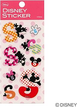 Amazon Co Jp Disney ディズニーステッカー シール アルファベット S Brd 文房具 オフィス用品