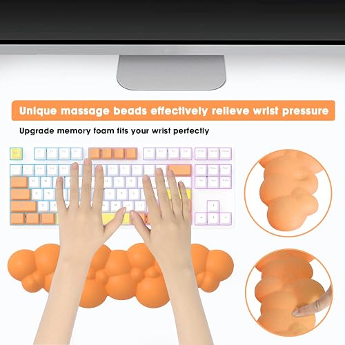 Ergonomic Computer Accessories Cloud Shaped Keyboard Wrist Rest - 4 PC ...
