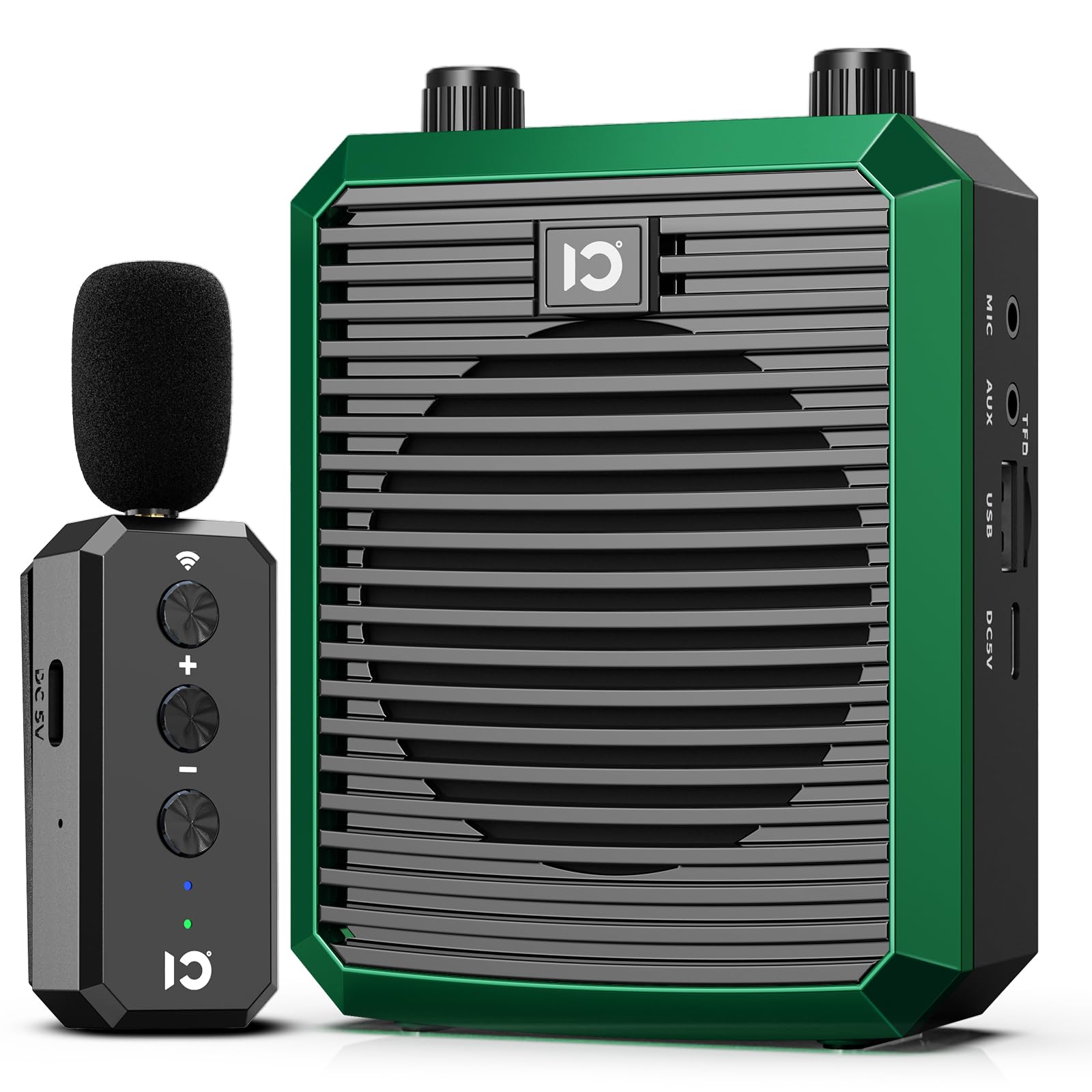 Photo 1 of SHIDU 18W Voice Amplifier with Wireless Lavalier Microphone, Portable Speaker with 2.4G Wireless Microphone Rechargeable Personal PA System for Teachers Classroom Meeting Training