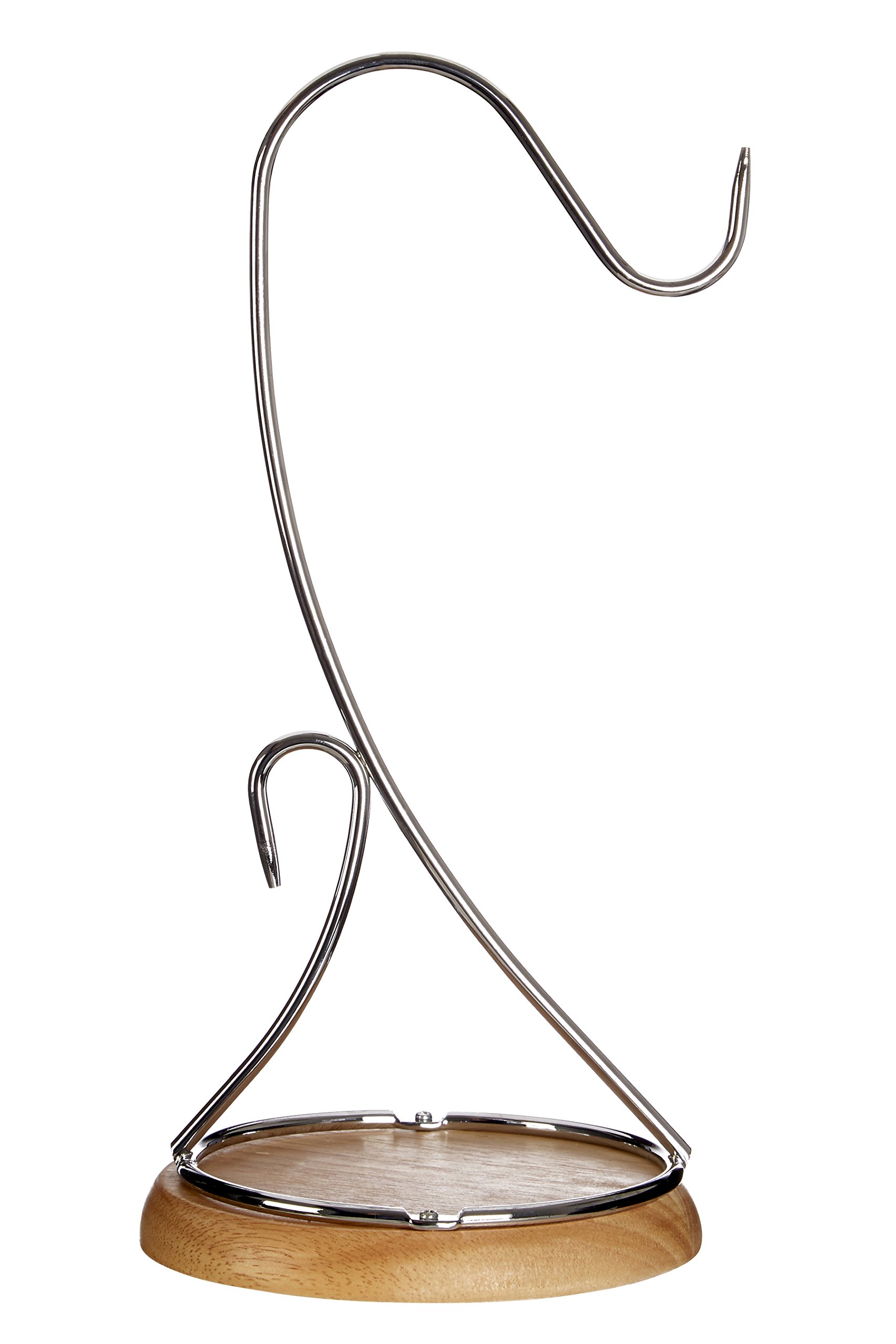 Premier Housewares Banana Holder / Banana Hook / Banana Tree Stand / Chrome Banana Stand - Silver