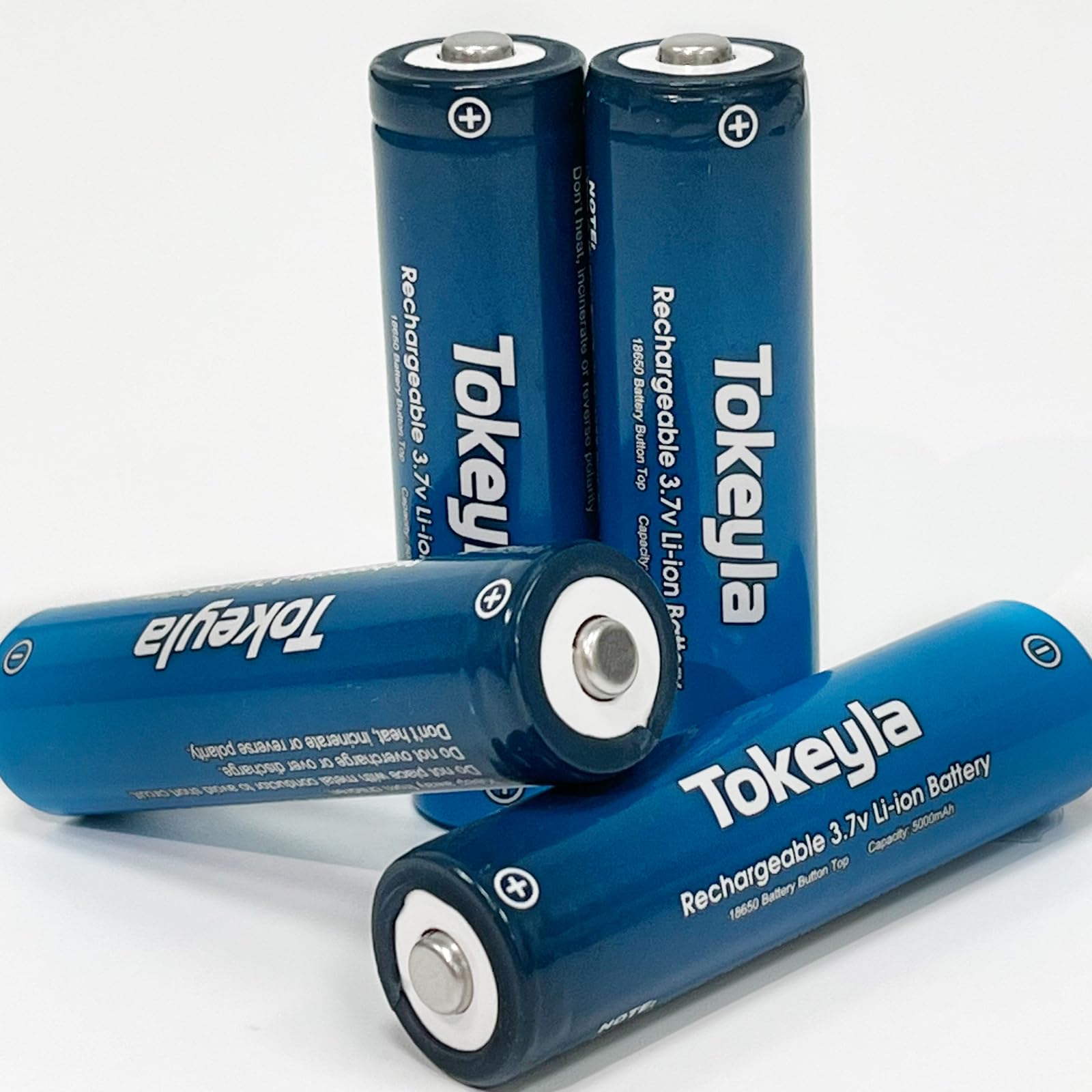 4 Pack 18650 Rechargeable Battery Can Charging by 3.7 Volt Li-ion Battery Charger for Flashlight Toys Cameras(Only Battery) 4 Pack 18650 Rechargeable Battery Can Charging by 3.7 Volt Li-ion Battery Charger for Flashlight Toys Cameras(Only Battery)