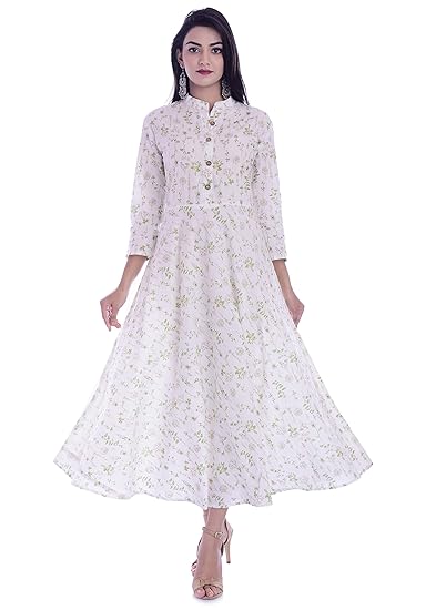 Women's Cotton Angrakha Kurta