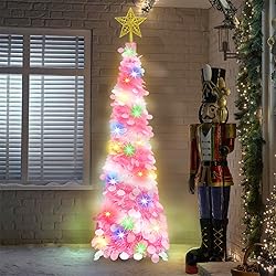 Succwoah 5 FT Collapsible Christmas Pop Up Tree