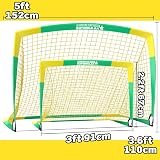 Pop-Up 3x2.2FT Football Goals Foldable Net with Carry Bag view 6