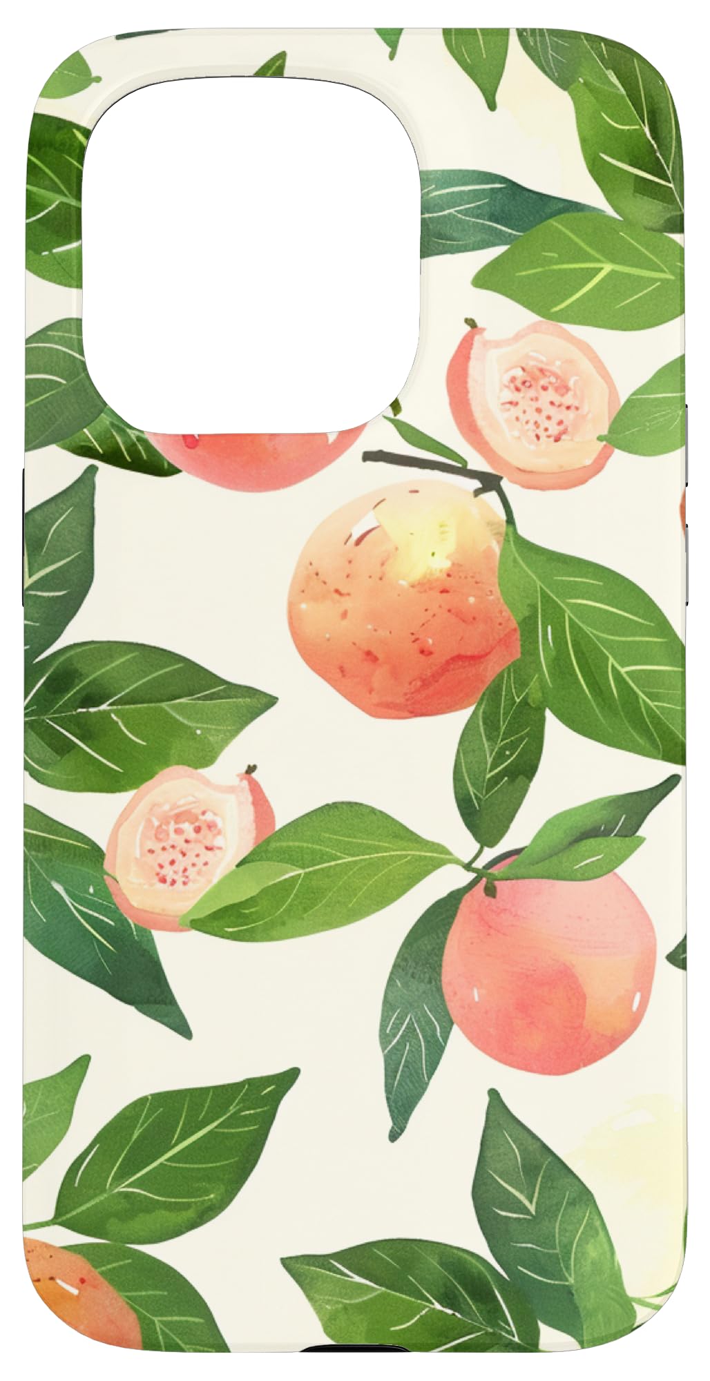 iPhone 15 Pro Pattern Art Guava Vintage Case