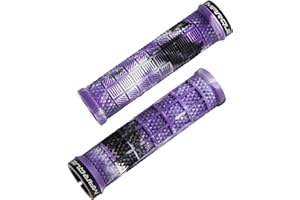 MARQUE Grapple MTB Grips - Mountain Bike Grips with Single Lock On Collar for Handlebar, for BMX, E-Bike, Scooter, Beach Cruiser & Most Adult Bicycle Handlebar, Anti-Slip & Comfortable