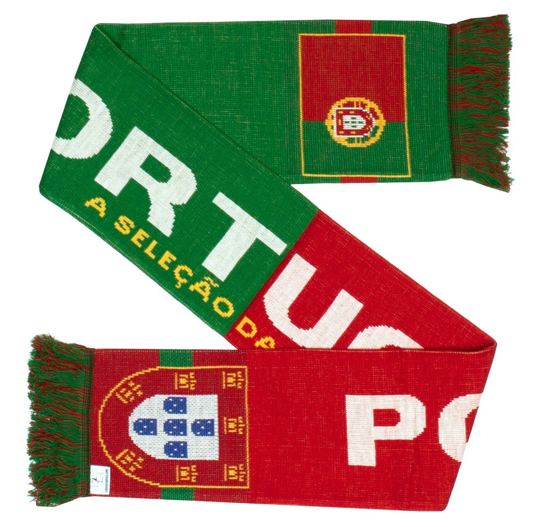 Portugal Football Knit Scarf