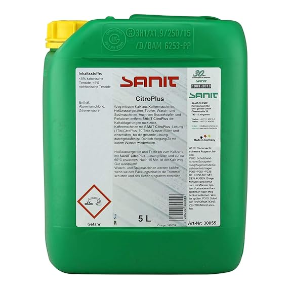 SANIT - CitroPlus Kalklöser - 5l Kanister