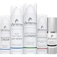 Vibriance Premium Skincare Bundle | Super C All-in-One Serum, Moisturizing Cleanser, Moisturizing Cream, Sheer Zinc Sunscreen, Age Defying Serum | Heal, Hydrate, Protect & Rejuvenate