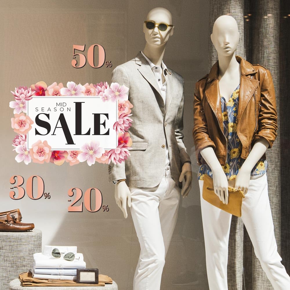 kina UVMS0028 Showcase for Mid Season Sale - Dimensions 50x40 cm - Showcases for Mid Season Sale, stickers, wall stickers