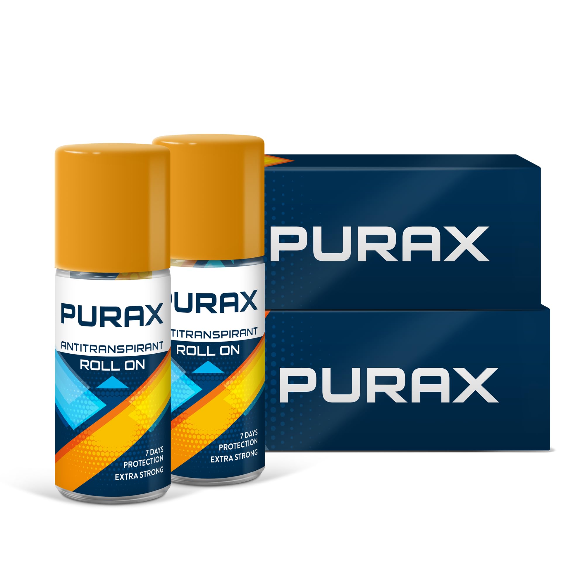 PURAX Extra-Strong Double Pack Antiperspirant Roll-On 50ml