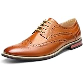 Bruno Marc Moda Italy Prince Men's Classic Modern Oxford Lace Dress Shoes