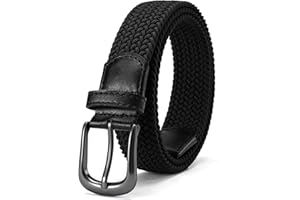 CHAOREN Woven Boys Belt, 1.25" Elastic Braided Kids Belt, Casual for Golf And Baseball