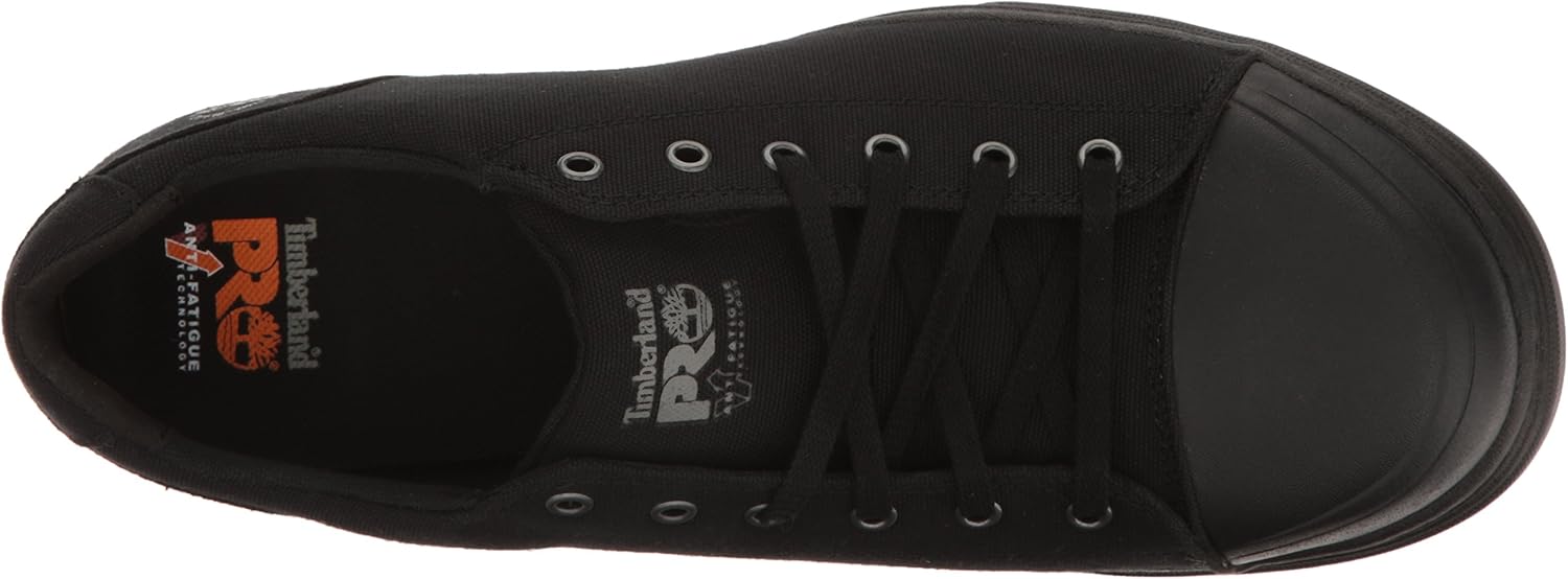 Timberland PRO Men's Disruptor Oxford Alloy Safety Toe EH Industrial & Construction Shoe, Black/Black Canvas, 11.5: Shoes