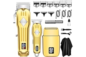 SUNNOW Hair Clippers Professional Cordless for Men, Beard Trimmer Hair Trimmer Electric Foil Shavers Razor Kit, Rechargeable Hair Cut Machines Men's Beard Grooming Kit for Home, Barber