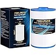 POOLPURE PLFC-7350 Spa Filter Compatible with Caldera 50 SPA 1019401, Replaces Unicel C-7350, Pleatco PCD50N, Filbur FC-3963, 1019401, 735321, 7x10 Hot Tub Filter Cartridge