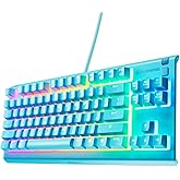 SteelSeries Apex 3 TKL Aqua RGB Gaming Keyboard &mdash; Tenkeyless Compact Form Factor &mdash; 8-Zone RGB Illumination &mdash; Water and Dust Resistant &mdash; Whisper-Quiet Gaming Switch