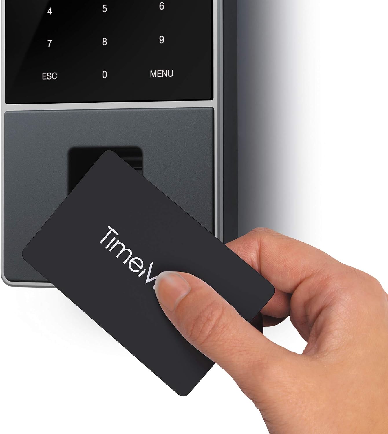 TimeMoto TM-818 SC Cloud-Based Employee Time Clock, works With Contactless Smart Access Cards, RFID Badge/Keyfob, PIN - Image 4