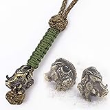 CooB EDC Paracord Knife Lanyard with Hand Casted