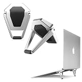 Adjustable Laptop and Keyboard Stand-2PCS | Ergonomic Laptop Mount Design-Mini Aluminum Cooling Pad |Keyboard Kickstand| Portable Laptop Riser for MacBook Notebooks Laptops 12-17 inches.