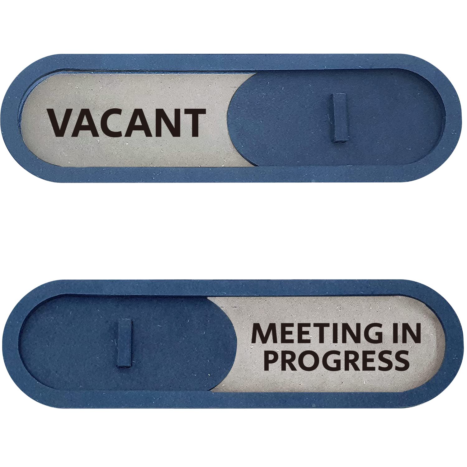 Vacant/Meeting in Progress Sign (Blue)