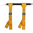FITactic Upgraded 1 Pair Eagle Loops Grip for Finger Thumb Hand Wrist Forearm Arm Strengthening Training (Yellow)