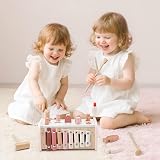 Joyreal Montessori Wooden Toy 4 in 1 Hammering Xylophone Magnetic Fishing Game view 5